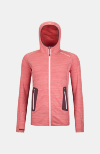ORTOVOX FLEECE LIGHT MELANGE HOODY W Hoodies ORTOVOX